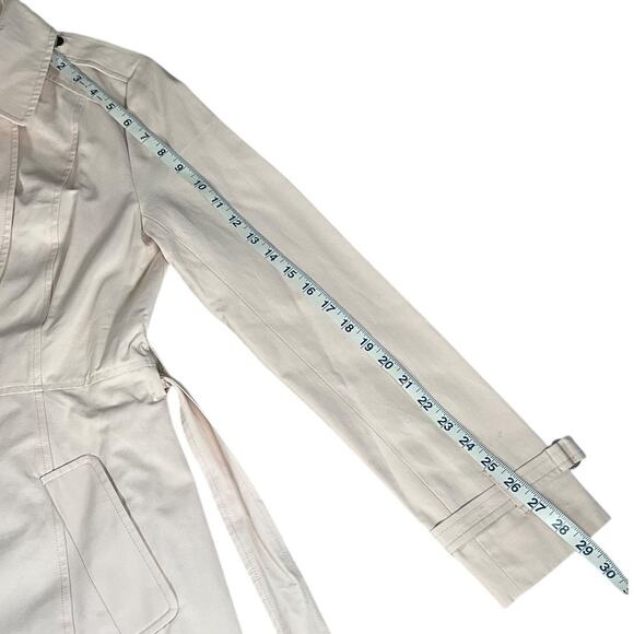 Express Light Blush Belted Trench Coat Size Small light weight New Without Tags - Picture 11 of 11